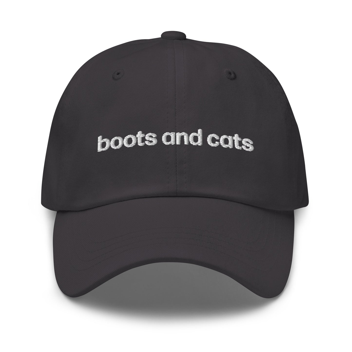 boots and cats | dad cap