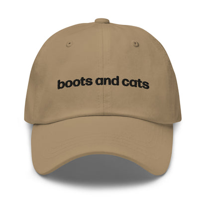 boots and cats | dad cap