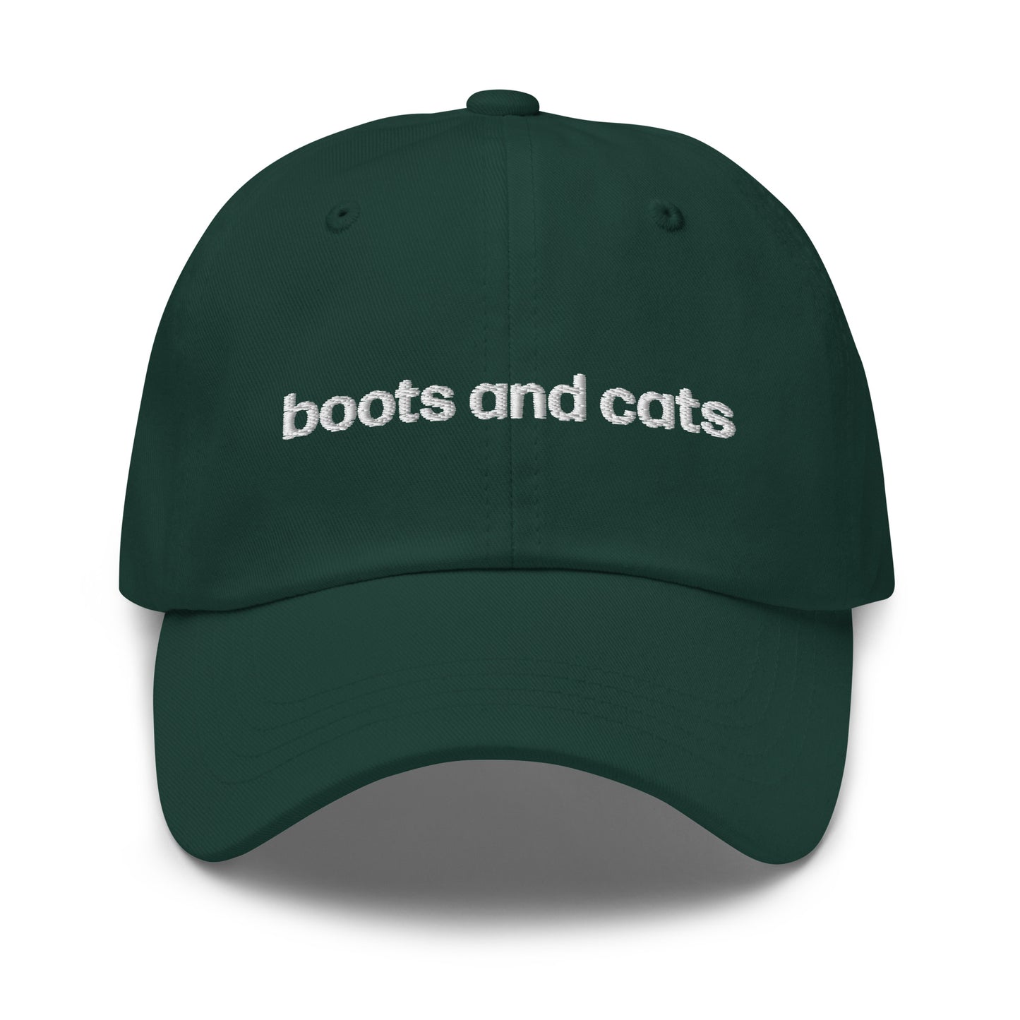 boots and cats | dad cap