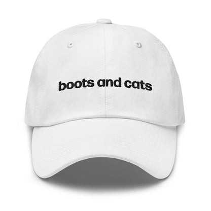 boots and cats | dad cap