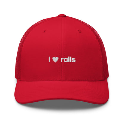 i love rails | trucker hat