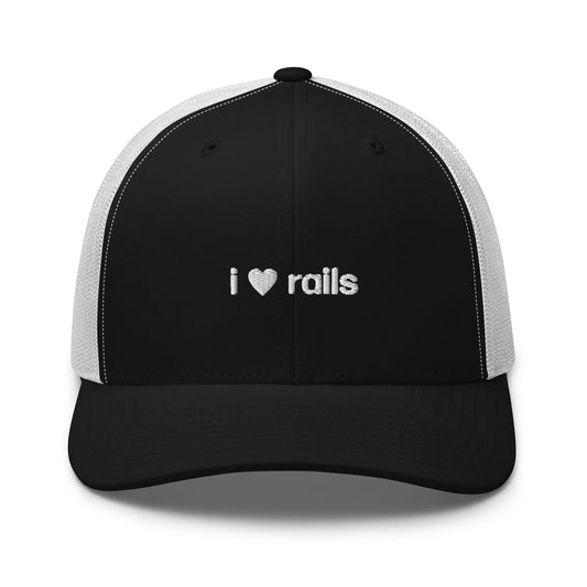 i love rails | trucker hat