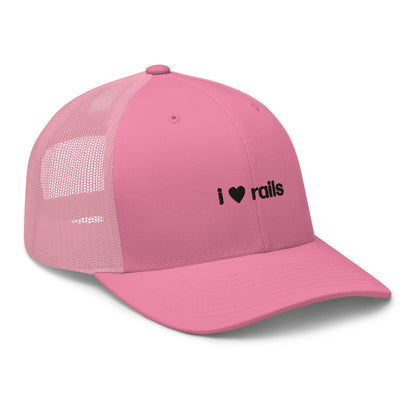 i love rails | trucker hat