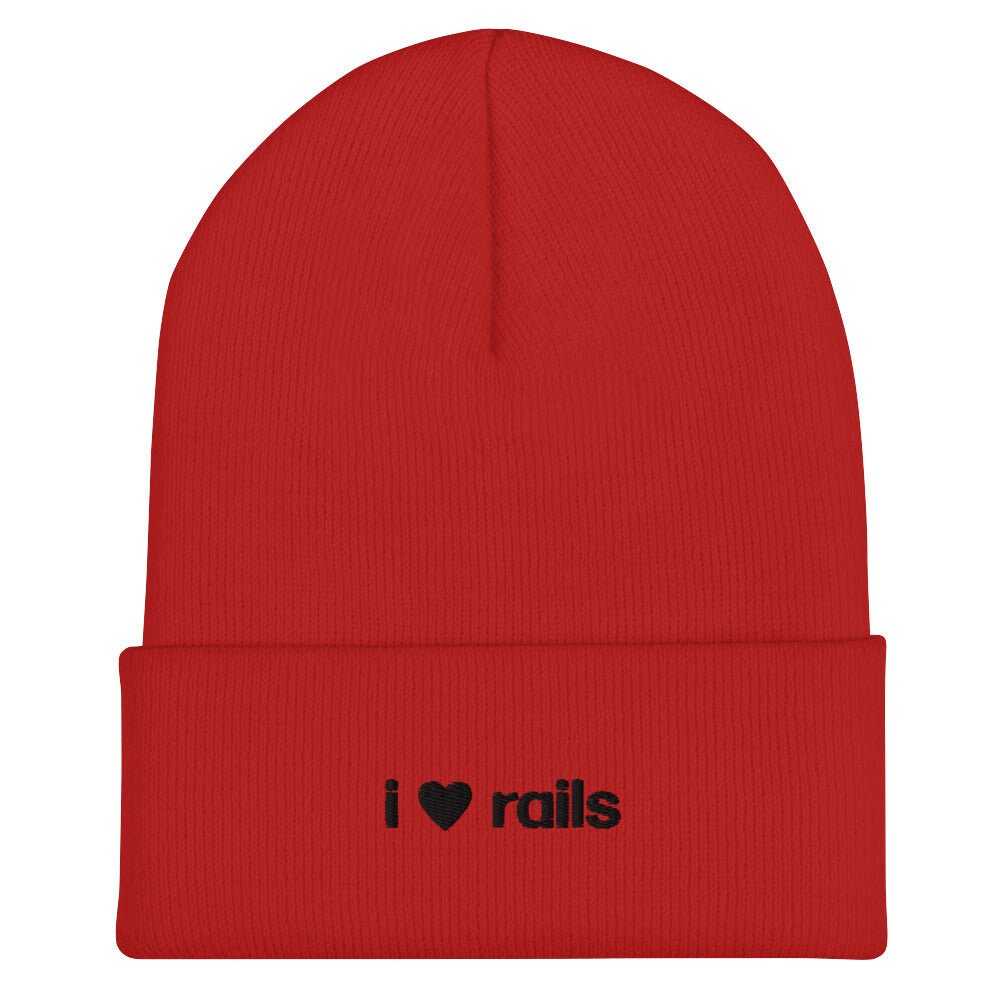 i love rails | beanie