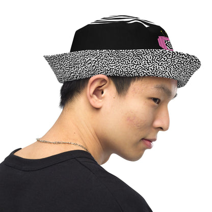 static | reversible bucket hat